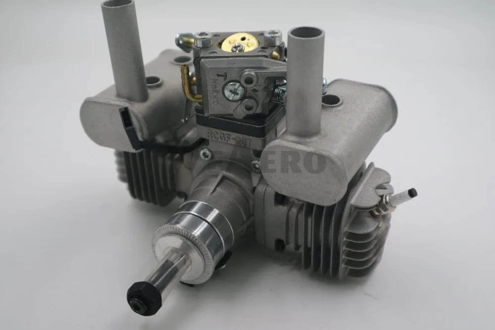 Новое поступление! RCGF 21CCT V2 21cc двойной цилиндр бензиновый/бензиновый двигатель для RC самолета