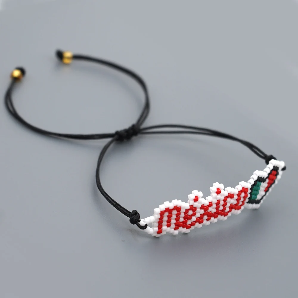 Go2boho, Мехико, браслеты с буквами, MIYUKI, браслет для женщин, мексиканская форма сердца, браслеты, Mujer Moda, ювелирные изделия, дружба, Bileklik