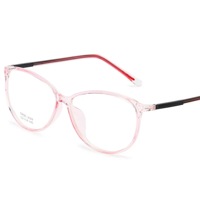 C6 Clear Pink Высокое качество, прозрачные ретро очки для женщин и мужчин, изысканная оправа для очков, кошачьи глаза, прозрачные линзы, очки, оптическая оправа для очков - Цвет оправы: C6 Clear Pink