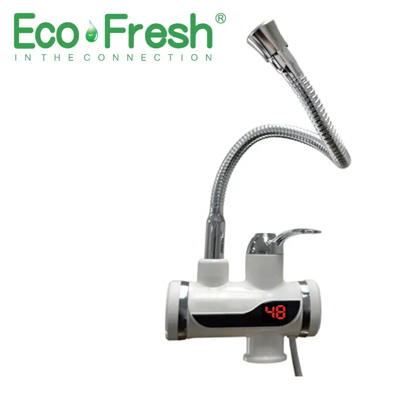 

Ecofresh Electric Water Heater EU plug LED Digital Temperature Display With 360 Degree Rotate Pipe