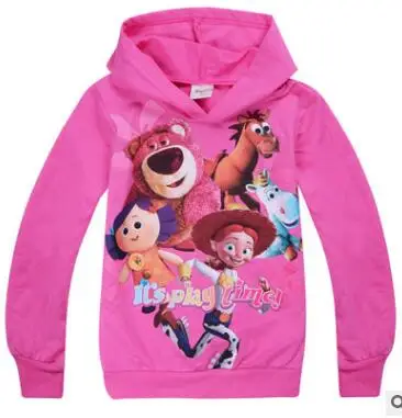 Детская футболка для мальчиков с принтом «Toy Story 4 Woody and Co.» детские толстовки футболки с длинными рукавами худи для мальчика, Толстовка топы для девочек 4-12 лет