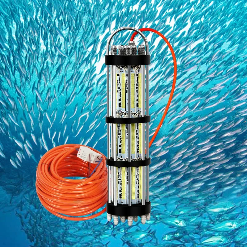 30m Cable Ac220-240v 3000w Deep Sea Led Fishnet Light Underwater