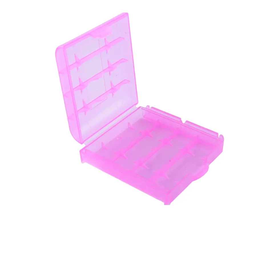 Elistooop Plastic Storage Box Case Holder Cover for 10440 14500 AA AAA Battery Container Bag Organizer |
