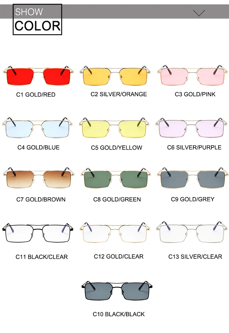 OEC CPO Vintage Square Metal Steampunk Sunglass Women Brand Designer Metal Punk Sun Glasses Driving Men Oculos De Sol O156