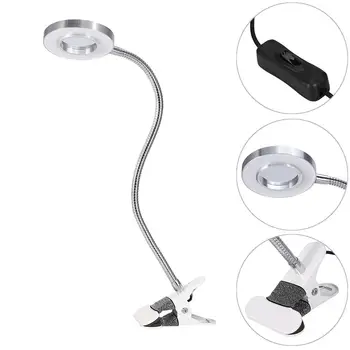 

Portable Folding Adjustable Clip USB LED Tattoo Lamp Light Magnifying Glass Easy to Use Adjustable Low Noise Energy-saving
