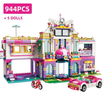 

944pcs City Building Blocks Friends Girl Series Star Dream Villas Hut Compatible Bricks Toy DIY Action Figure Kids Toys For Girl
