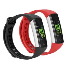 Спортивные часы 0,96 дюймов сенсорный экран Спортивный умный браслет силиконовые наручные часы монитор сердечного ритма TLWB6 умный Браслет