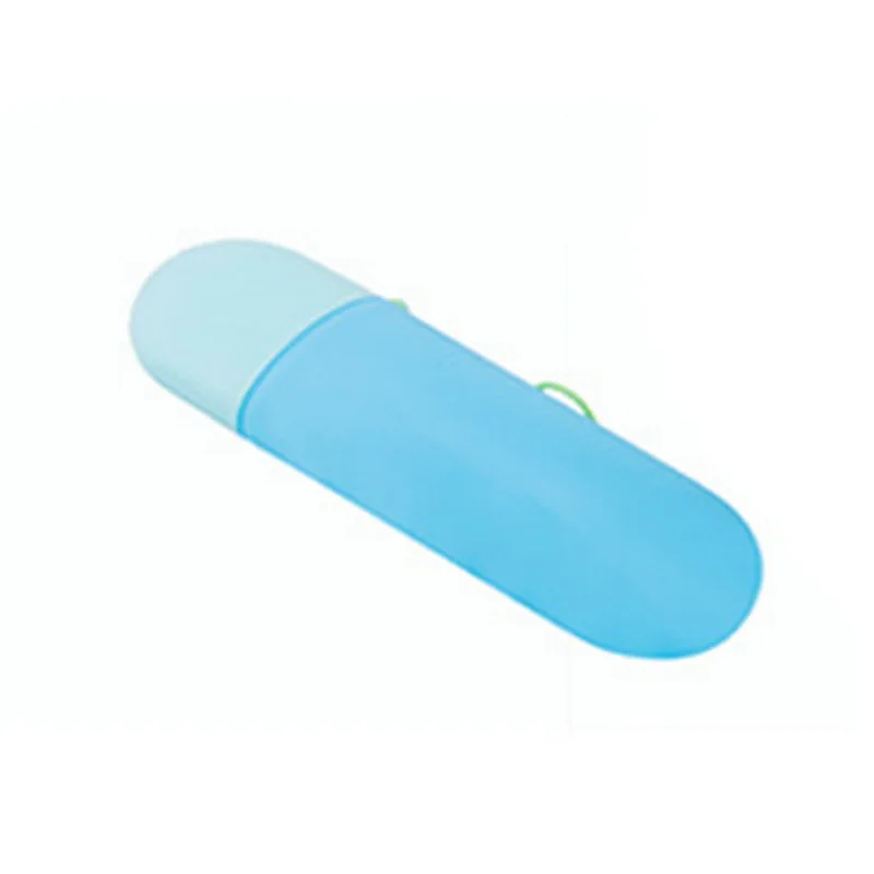 style 3 blue 1 шт. портативная коробка для хранения зубных щеток, Держатель Для Путешествий, Походов, Кемпинга, кепка для зубных щеток, чехол для защиты здоровья, органайзер для хранения в ванной комнате - Цвет: style 3 blue