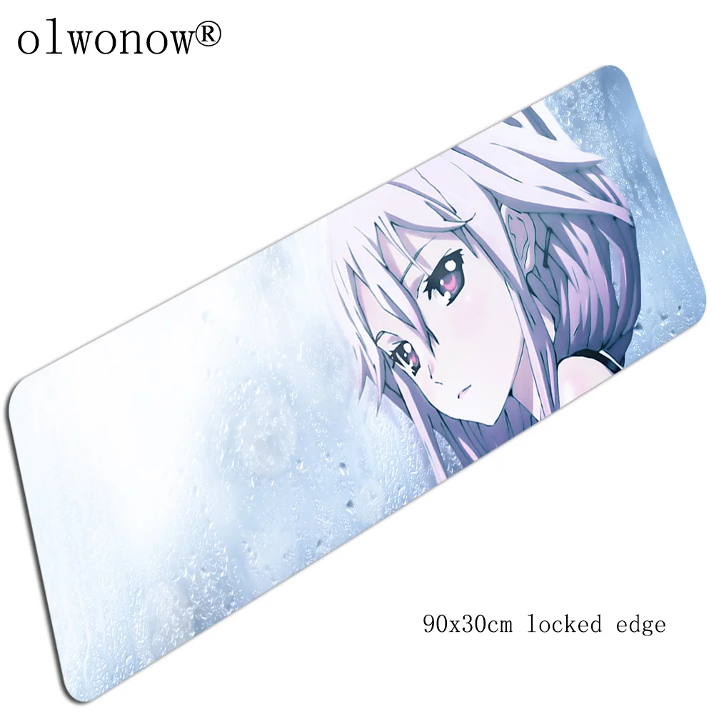 Guilty Crown коврик для мыши 900x300x3 мм большой коврик для мыши лучший игровой коврик для мыши для геймера милый Бестселлер коврик для мыши s Клавиатура - Цвет: Size 900x300x3mm