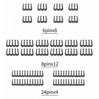 24PCS/Lot PC Cable Comb Motherboard 6/8/24Pin Cable Comb Computer Wire Management Clamp PC Power Wires Clip - Image 4