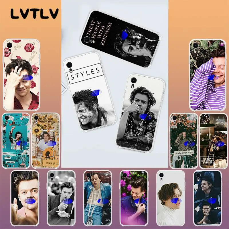 LVTLV Singer Harry Styles One Direction прозрачный мягкий чехол для телефона из ТПУ iPhone 11 pro XS MAX 8 7 6