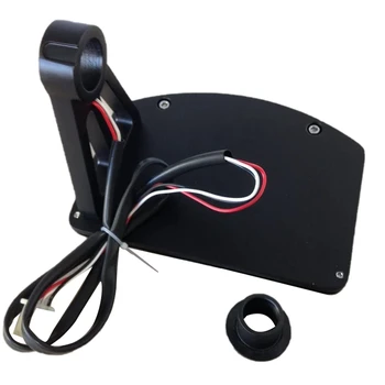 

New Arrival-Motorcycle License Plate LED Tail Light Horizontal Side Mount Bracket Holder for BMW Honda Bobber Chopper Custom Tou