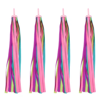 

Bike Handlebar Streamers Easy Attach Exquisite Tassel Ribbons Baby Carrier Accessories for Motorbike Bicycle Scooter