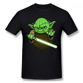 

Star Wars Pocket Yoda T-shirt For Men Plus Size 4XL 6XL Group Camiseta