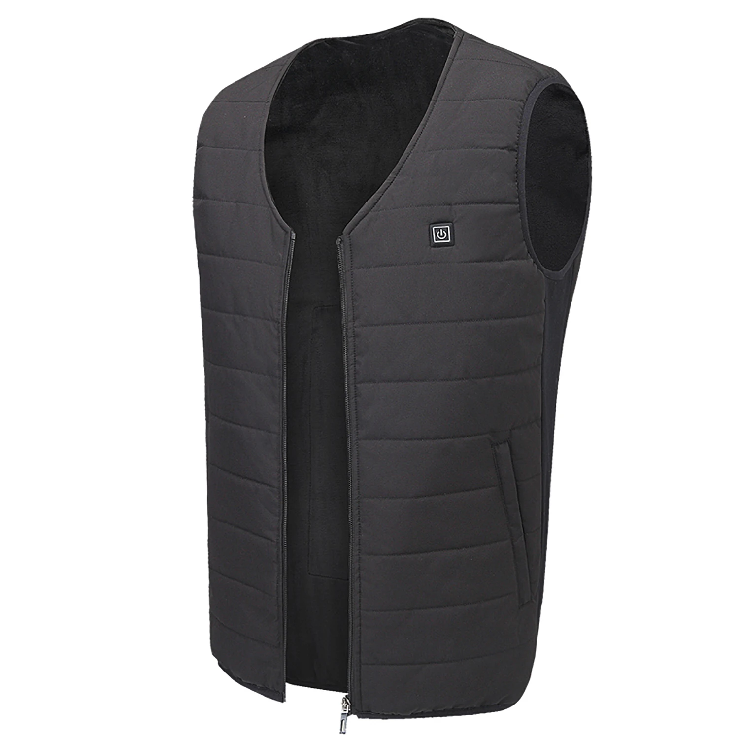 

Heated Mens Jacket Sleeveless Vest Winter Fashion Casual Coats Male Cotton Thick Clothing Warm Men's Vest Men Thicken Waistcoats
