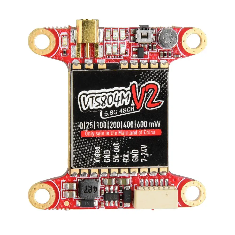 PandaRC VT5804M V2 0 600mW переключаемый 48CH fpv передатчик VTX RC и приемник платы для Аксессуары