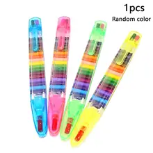 Детские Рисование 20 цветов/1 Набор Мелки акварельные для детей Lapices Boya Kalemi De Painting Colores Pen Papelaria Art Gif L6K4