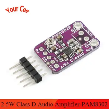 

PAM8302 Mono 2.5W Class D Audio Amplifier Module- PAM8302 module Mono 2.5W Class D Audio Amplifier - PAM8302