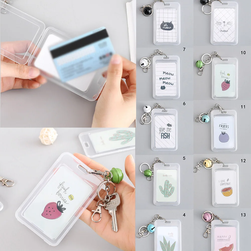 Bank Credit Card Holder Card Cover Hot Sale Women Men Fashion Bags Good Quality Cute Cactus Case Keeper Kids Gift