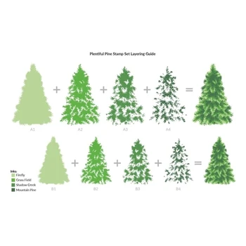 

2020 3D New Metal Cutting Dies and Clear Stamps Scrapbooking For Paper Making Plentiful Pine Embossing Frame Card Craft Sets