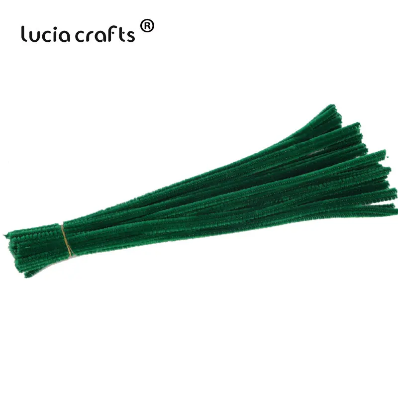 10/30/50/100pcs 6mm Colorful Chenille Stems Pipe Cleaners DIY Handmade Kids Educational Plush Toys Art Craft Supplies L0207 - Цвет: Color 7