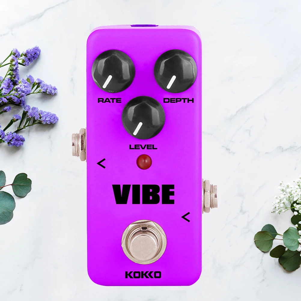 1 шт. Vibe Effect Педаль аналог True Bypass поворотный динамик эффект устройство педаль эффектов для бас музыкальный инструмент гитара