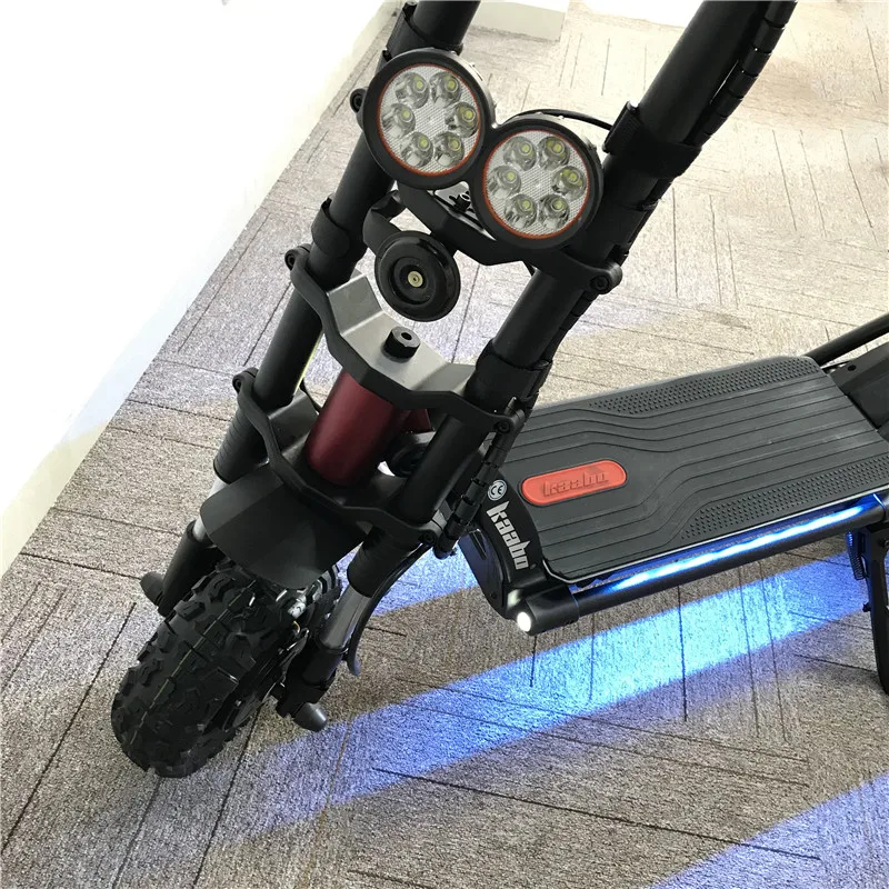 Новый умный электрический скутер Kaabo Wolf Warrior II 60 В 35 Ач/26 Ач аккумулятор Samsung 11