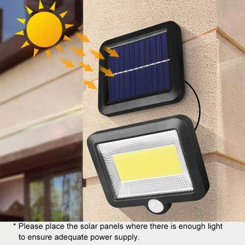 

COB 56/100/120 LED Solar Light Outdoor Motion Sensor Wall Lights Waterproof Garden Lamp Emergency Pathway Yard Street Lamp