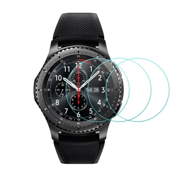 

3 Pcs Watch Screen Protector Tempered Glass Film 9H Ultra-Thin High Transparency Anti-Dirt Shatterproof Anti-Scratch Protective