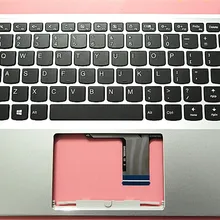 Чехол для ноутбука lenovo 710S-13 ideapadb, серебристый корпус C клавиатурой, английская маленькая каретка, США 5CB0L47188, сенсорная панель