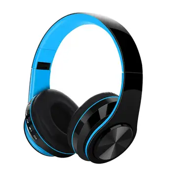 

5 Colors Folding Head-mounted Bilateral Stereo Bass Noise Cancelling Computer Headphone Wireless Bluetooth Gaming Headphones