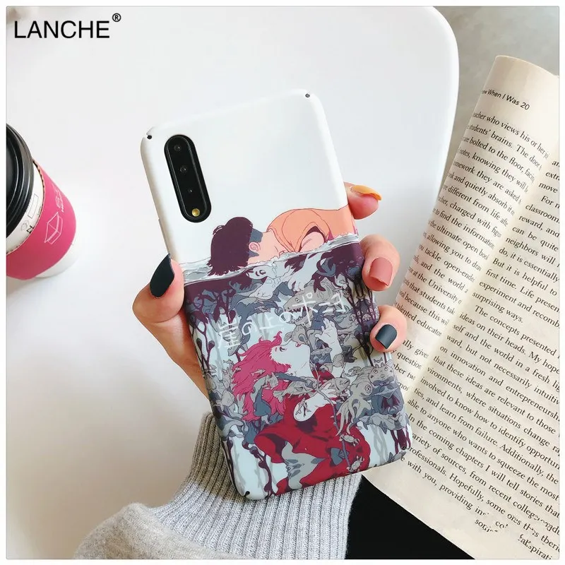 LANCHE жесткий Пластик чехол для телефона Xiaomi mi 8 9 lite se 6 6X cc9 Чехол на телефон с