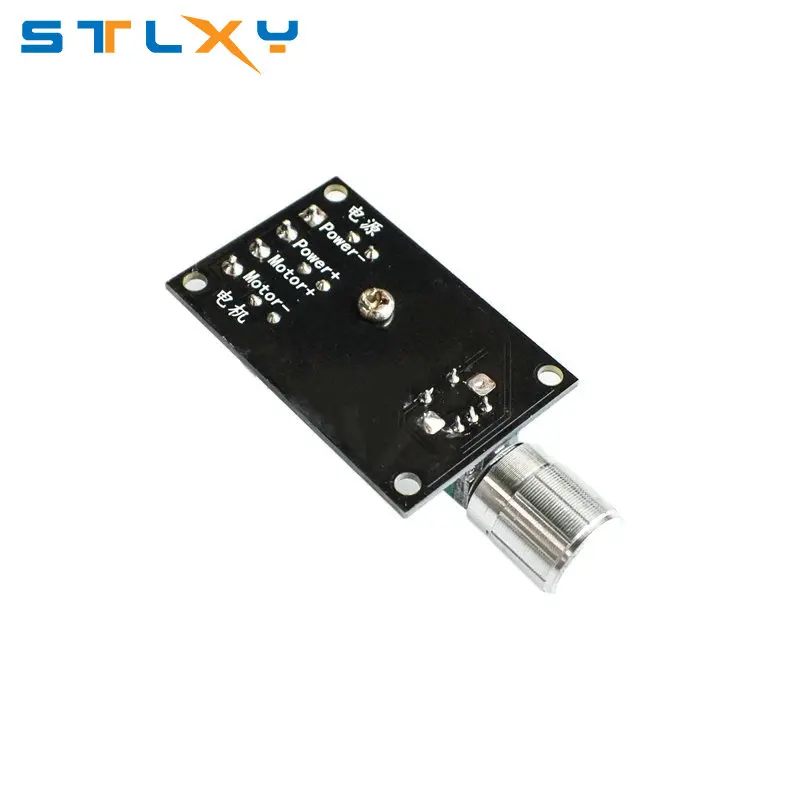 DC 6V 12V 24V 28VDC 3A 80W PWM Motor Speed Controller Regulator Adjustable Variable Speed Control With Potentiometer Switch dc motor speed controller motor speed controller electric motor speed controller