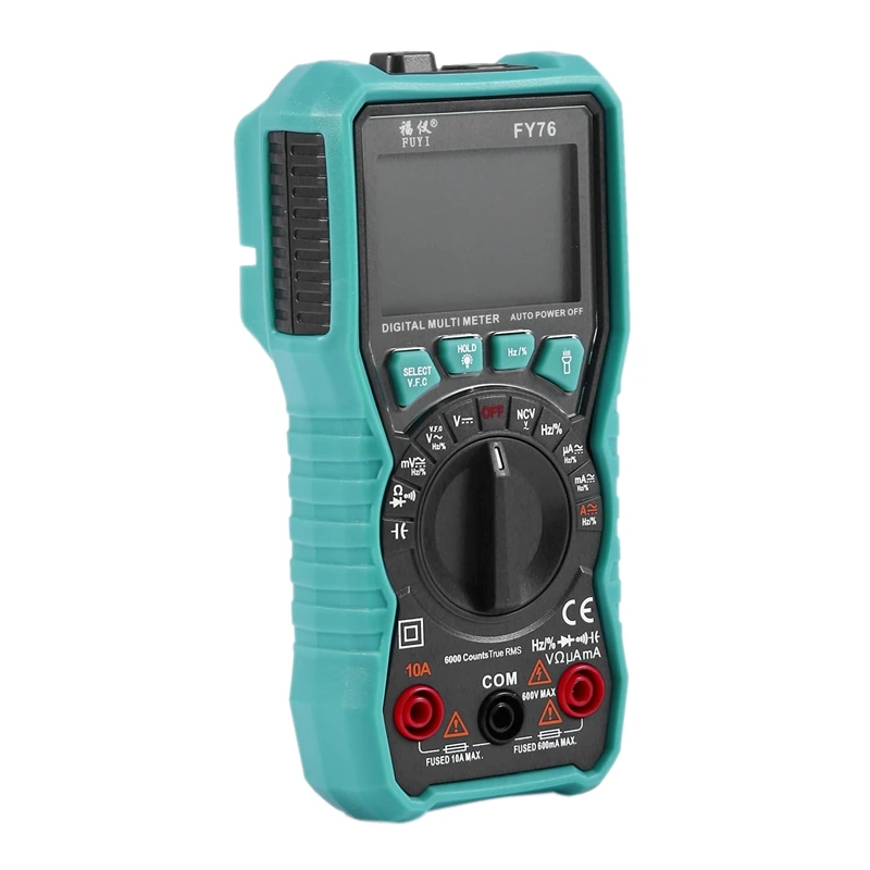 

FUYI FY76 Multi-Function Digital Multimeter High-Precision Automatic Range Capacitance Electrician Digital Display Universal Met