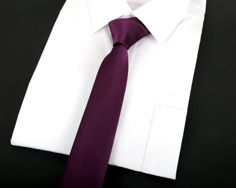 Мужские галстуки 6 см в полоску жаккардовые узкие Аксессуары для галстуков повседневная одежда галстук свадебные официальные деловые вечерние Для худой шеи галстук