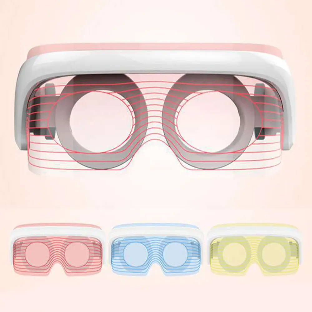 Горячее предложение! Распродажа! Led beauty Mask спектрометр Электрический массажер для ухода за глазами Магнитная терапия Расслабление вибрации облегчение акупресса 1 комплект