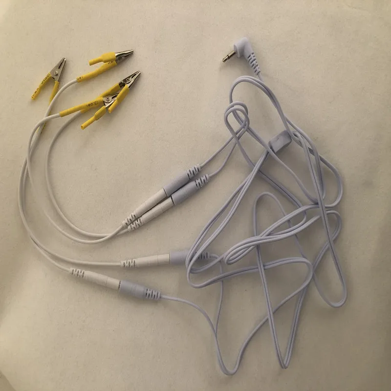 Tens Unit Lead Wires Adult Electric Shock Sex Product Tens Electrodes Cable DIY Accessories