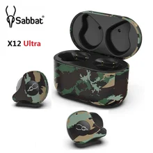 Sabbat X12, ультра камуфляжные TWS, настоящие беспроводные наушники 5,0, Bluetooth, стерео, басы, наушники, шумоподавление, гарнитура, зарядная коробка