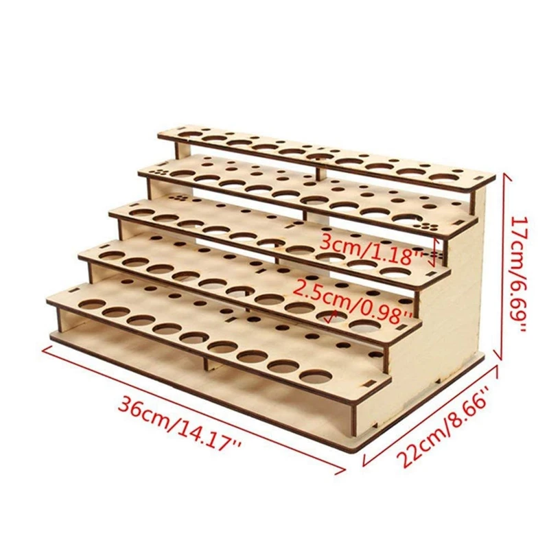 Разрисованные бутылки стойку краска собственного приготовления кисти дисплей стойки хранения, краски ing кисти лоток модульный инструмент