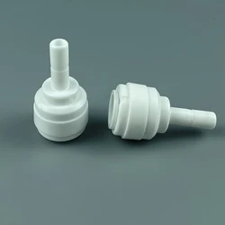 White Reverse Osmosis Quick Coupling 1/4 3/8 Hose Connection Plug Straight Connector RO Water Plastic Pipe Fitting