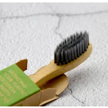 2 шт.) DYCROL Bamboo Зубная щетка экологически чистая биоразлагаемая древесная щетина