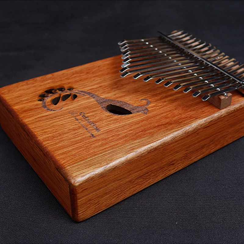 17 Key Kalimba креативное красное дерево «пианино для больших пальцев» популярные африканские Музыкальные инструменты легко узнать для начинающих подарок молоточек для настройки