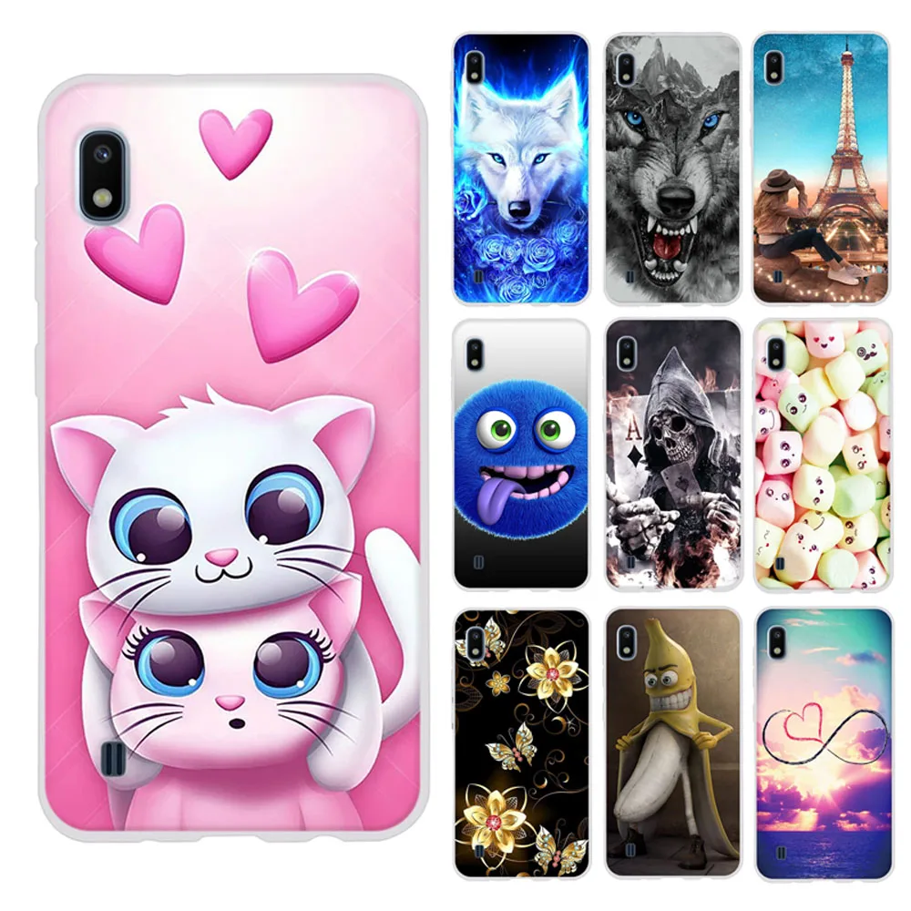 

Case For Samsung Galaxy A10 Phone Case Cover Shell For Samsung Galaxy A10 SM-A105 TPU 3D Patterned For Galaxy A10 Silicone Funda