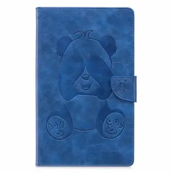 

3D Panda Printed PU Leather Case For Amazon kindle paperwhite 1 2 3 6 inch Cover stand with Sleep&Wake Up function case+film