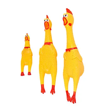 

Funny Design Non-Toxic Screaming Rubber Chicken Squeeze Toys Sound Toy Children Adult Stree Relief Shrilling Chicken Toys Hot!