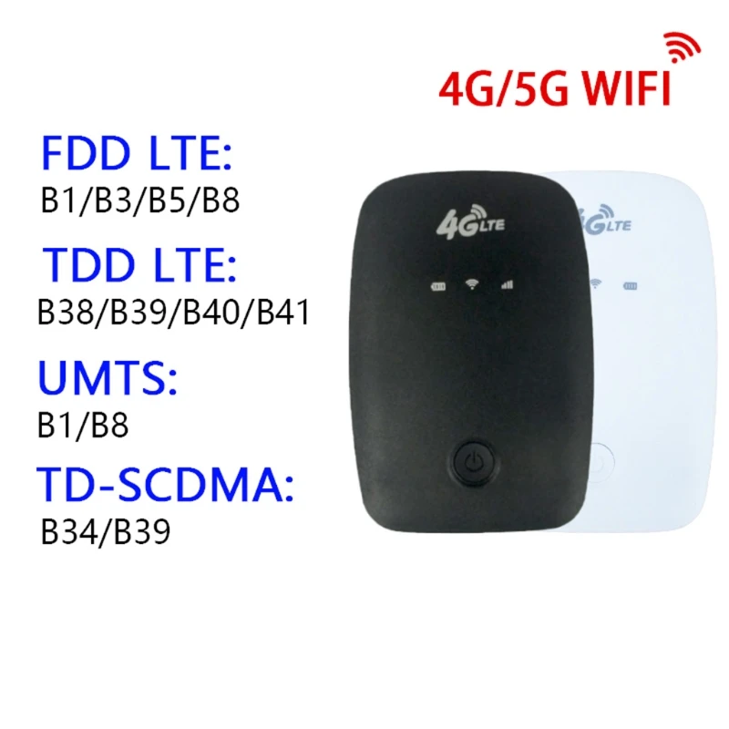 Wireless Lte Internet Router WiFi Hotspot Sharing 150Mbps 2100MAh Mobile Broadband Modem 4G with SIM Card Slot | Компьютеры и офис
