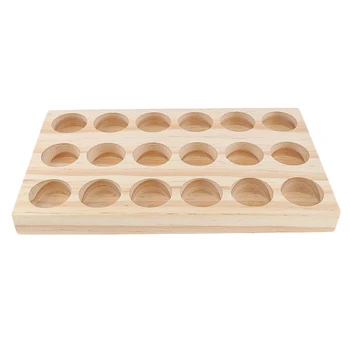 

Wooden Essential Oil Tray Handmade Natural Pine Wood Display Rack Demonstration