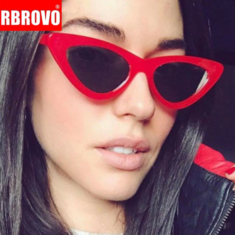 Женские солнцезащитные очки кошачий глаз RBROVO брендовые дизайнерские винтажные