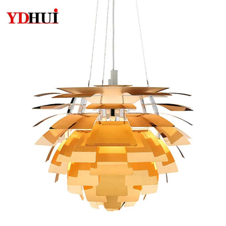Современная индивидуальная лампа pinecone droplight для гостиной столовой играет роль
