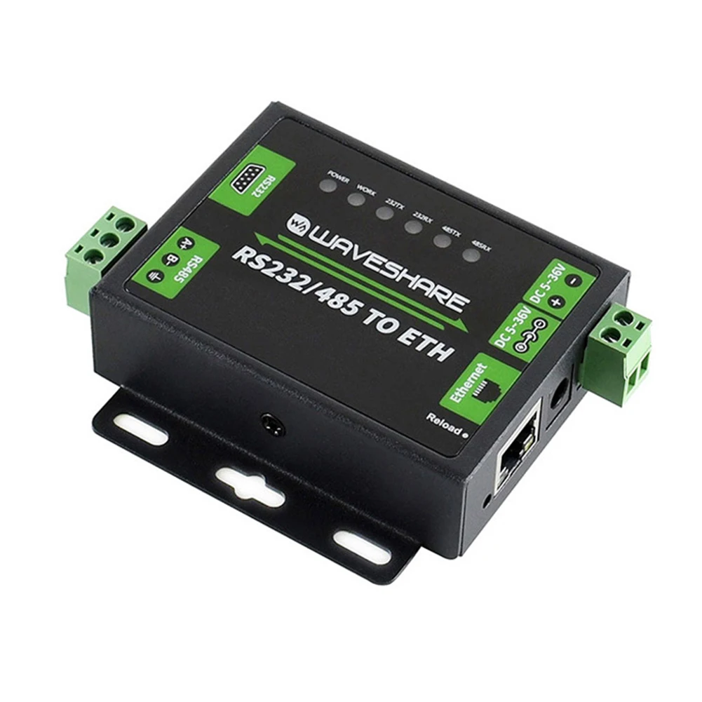 

Networking Industrial Computer RS232 485 TO ETH Accessories TCP Converter RJ45 Webpage Module DNS Name Resolution UDP